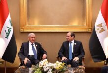 الرئيس السيسي يؤكد دعم مصر لاستقرار الأوضاع بالعراق والحفاظ على وحدته