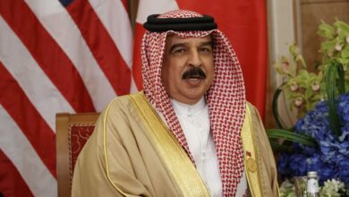 ملك البحرين يدعو لعقد مؤتمر دولى للسلام فى الشرق الأوسط