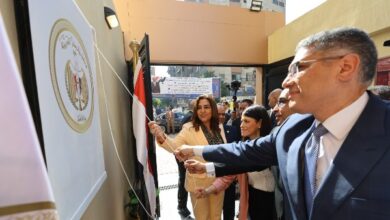 3 وزراء ومحافظ يفتتحون مكتب توثيق محكمة جنوب الجيزة
