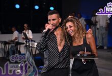 أحمد سعد يحتفل بعيد ميلاد زوجته علياء بسيوني في مكان خطبتهما بالساحل