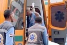 إصابة 9 أشخاص في حادث تصادم بين سيارتين بطريق وادي النقرة في أسوان