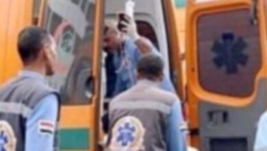 إصابة شخص في تصادم سيارتين جامبو على الطريق الدائري بالجيزة