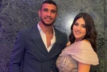 إطلالة رومانسية لرامي ربيعة مع زوجته بأحدث ظهور.. شاهد