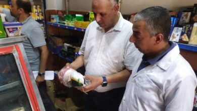 إعدام 20 كيلو لحوم فاسدة وضبط 39 كيلو لحوم غير صالحة بالغربية