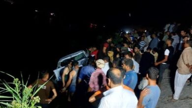 اختفوا في المياه.. تفاصيل جديدة عن 3 مفقودين بعد انقلاب سيارة بترعة النوبارية بالبحيرة