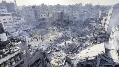 استشهاد 5 فلسطينيين في قصف جوي إسرائيلي على دير البلح وسط قطاع غزة