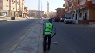 استمرار حملات النظافة ورفع المخلفات في أحياء مدينة القصير