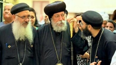 الأنبا إيلاريون في زيارة رعوية لوادي النطرون