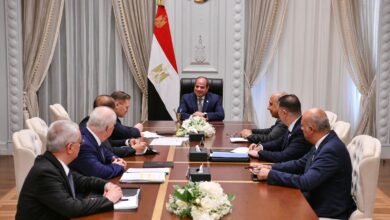 الرئيس السيسي يبحث مع المدير العام لـ "روسأتوم" الروسية تطورات إنشاء المحطة النووية بالضبعة