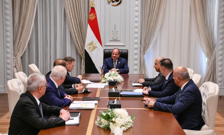 الرئيس السيسي يبحث مع المدير العام لـ "روسأتوم" الروسية تطورات إنشاء المحطة النووية بالضبعة