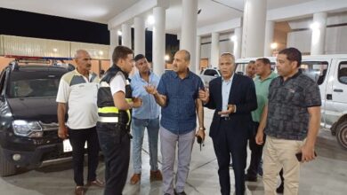 السكرتير العام المساعد يتفقد التشغيل التجريبي الجزئي لموقف المراكز ببني سويف