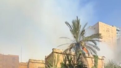 السيطرة على حريق اندلع داخل فيلا بشارع البراديزو بحلوان