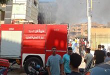 السيطرة على حريق فى منطقة الخمائل بالشيخ زايد