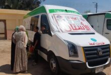 الكشف على 1216حالة بالمجان خلال قافلة طبية مجانية بالعباسية دمياط،
