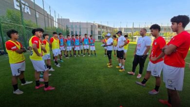 المنتخب الوطنى تحت 17 عاما يواصل تدريباته بحضور عزام وعلاء نبيل