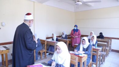 انتظام امتحانات القسم العلمي بالثانوية الأزهرية بشمال سيناء