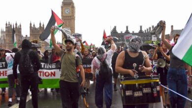 بريطانيا تعتقل 55 شخصا خلال مسيرة لحركة "فلسطين أكشن" | أخبار