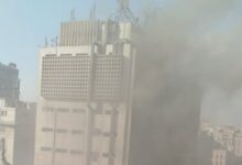 بسبب الأدخنة .. الأمن يخلي موظفي مبنى سنترال رمسيس