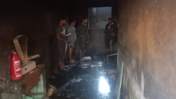 بسبب كسر بماسورة الغاز.. إصابة 5 أشخاص في حريق مخبز بأسيوط