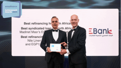 بنك تنمية الصادرات يحصد ثلاث جوائز دولية في تمويل المشروعات والقروض المشتركة لعام 2024
