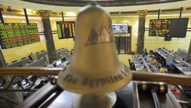 تباين أداء مؤشرات البورصة المصرية لدى إغلاق تعاملات اليوم