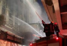 حريق سنترال رمسيس.. 39 مصابا باختناقات وحروق خلال 7 ساعات