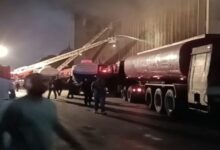 حريق سنترال رمسيس.. عودة المرور على كوبري أكتوبر واستمرار غلق الشارع