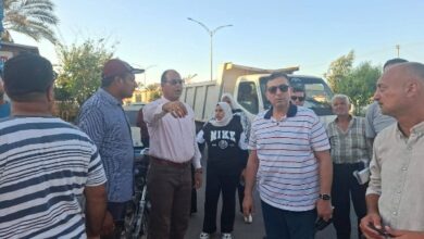 حملة مكبرة لإزالة التعديات على الأراضي الزراعية وحرم طريق دمياط الجديدة