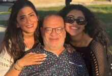 دُنيا وچنى.. أحدث ظهور لـ صلاح عبدالله مع بناته