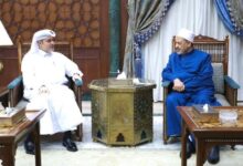 شيخ الأزهر يستقبل سفير قطر ويناقشان سُبُل تعزيز العلاقات العلميَّة والدعويَّة