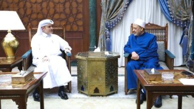 شيخ الأزهر يستقبل سفير قطر ويناقشان سُبُل تعزيز العلاقات العلميَّة والدعويَّة