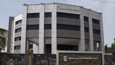 غلق طريق كوبري الجزيزة/المرسى بمركز ببا "لمدة شهر" لتنفيذ عداية صرف صحي
