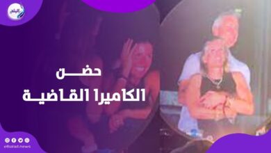 كانا فى علاقه سرية يحتضنان بعضهما .. كاميرا تكشف السر وتفضح رئيس شركة متزوج