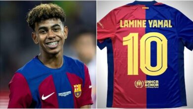 لامين يامال يرتدي القميص رقم 10 رسميا في برشلونة