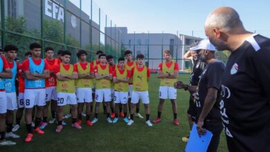 لقطات من مران المنتخب الوطني تحت 17 سنة استعدادًا لكأس العالم.. صور