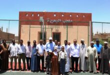 محافظ أسوان يتفقدالملعب القانونى لكرة القدم بمركز شباب البحيرة بإدفو