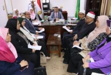 محافظة المنوفية تبحث آليات تفعيل مبادرة «معاً بالوعى نحميها»