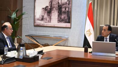مدبولي يبحث مع رئيس الرقابة المالية عددا من ملفات عمل الهيئة