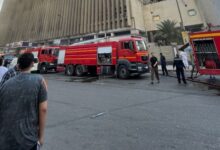 مدير أمن القاهرة يصل إلى موقع حريق سنترال رمسيس