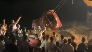 مصرع سيدتين غرقًا داخل سيارة في ترعة على طريق نكلابمنشأة القناطر