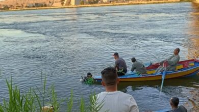 مصرع صغير غرقا في ترعة القاصد بشبين الكوم