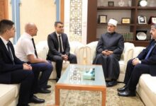 مفتي الجمهورية يستقبل المدير التنفيذي لمركز باكو الدولي للتعددية الثقافية
