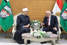 مفتي الجمهورية يهنئ رئيس هيئة قضايا الدولة بالمنصب رسميًّا