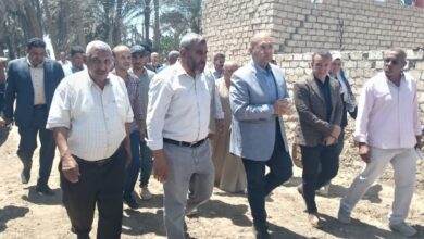 نائب محافظ الجيزة يتفقد المشروعات بمركز أطفيح