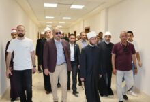 وزير الأوقاف يتفقد مسجد العلي العظيم بالقاهرة .. صور