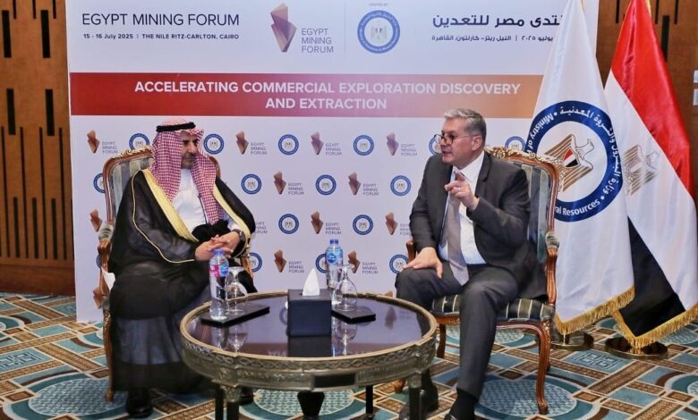 وزير البترول يبحث التعاون مع السعودية في قطاع التعدين