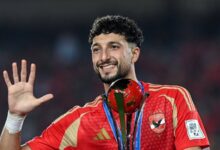 وسام أبوعلي يرفض المشاركة بمعسكر الأهلي في تونس بداعى الإصابة