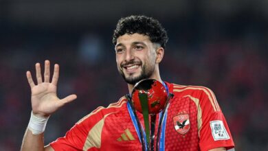 وسام أبوعلي يرفض المشاركة بمعسكر الأهلي في تونس بداعى الإصابة